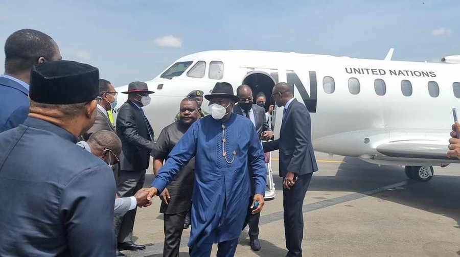 Mali: Goodluck Jonathan à Bamako, une visite rapide, discrète et décisive