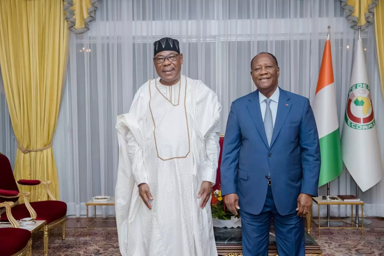 Crise guinéenne : Le Médiateur de la CEDEAO Boni Yayi chez Alassane Ouattara
