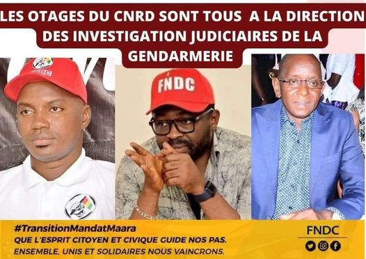 Nous exigeons votre libération immédiat et sans condition.