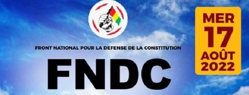 Le FNDC fait le point de la situation (14h30) de la manifestation