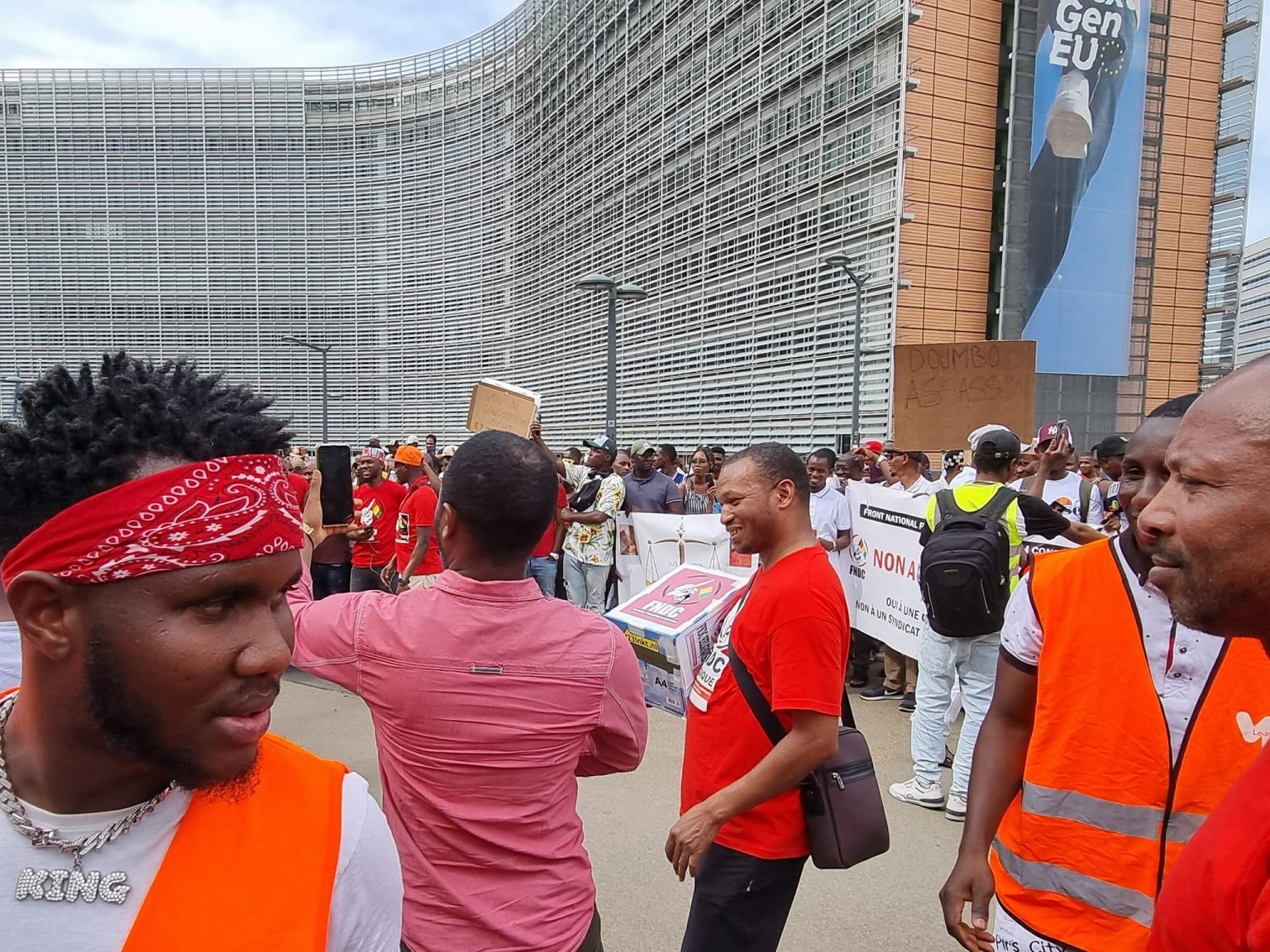 Guinée: manifestation à Bruxelles contre la dissolution d&rsquo;un collectif contestataire