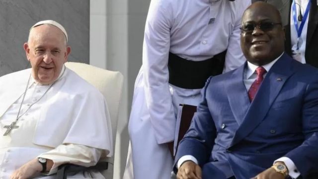 En visite à Kinshasa, le pape François dénonce le « colonialisme économique »