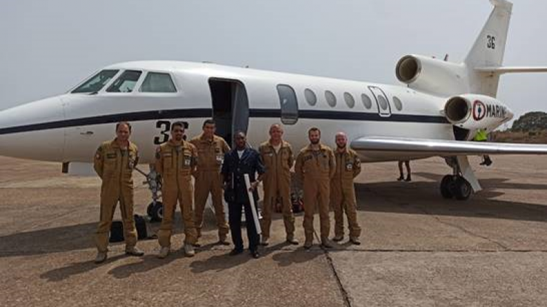 Le Falcon 50 français contribue à la saisie de 4,740 tonnes de cocaïne