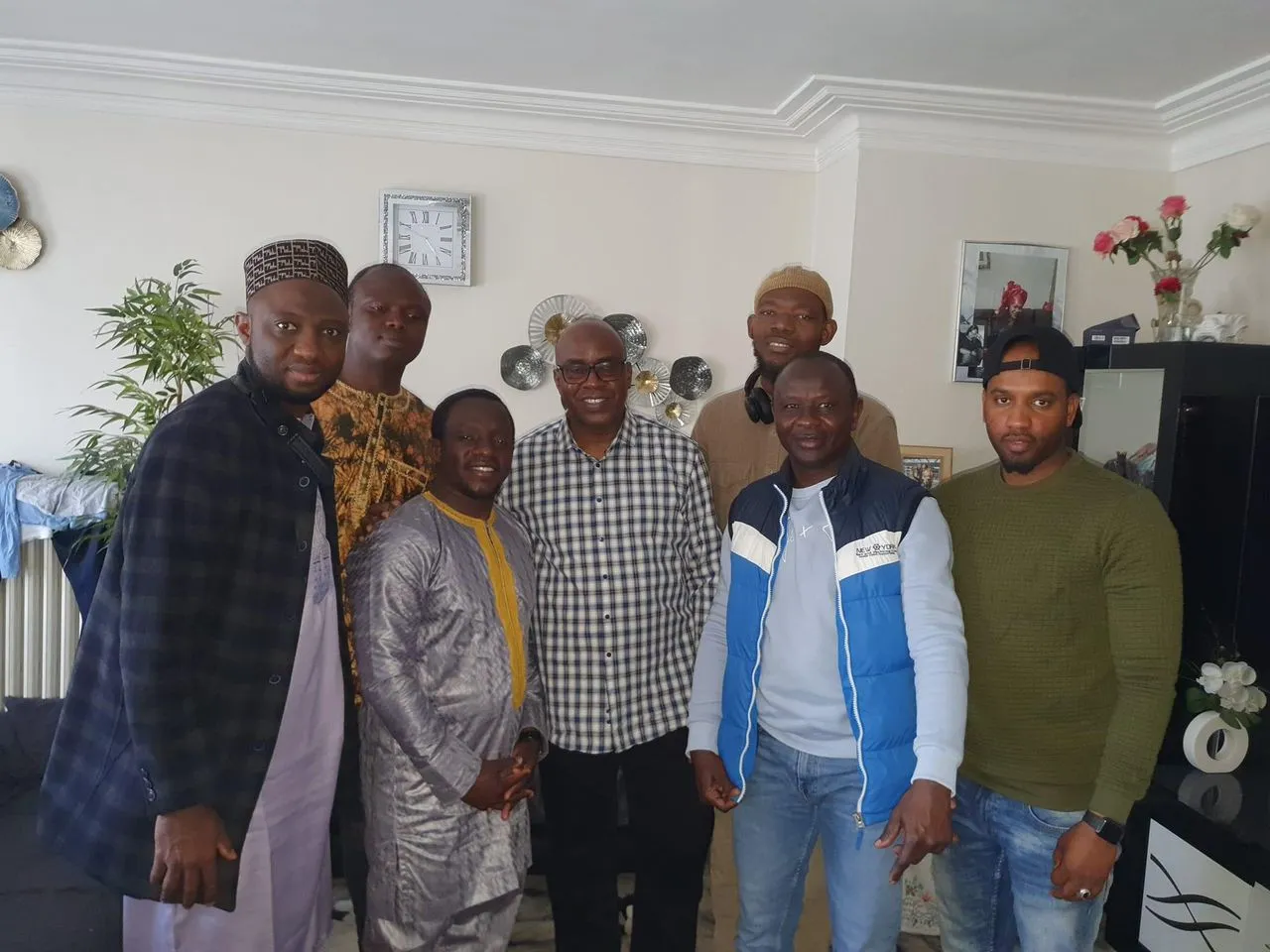 Fodé Oussou remercie responsables et sages de l’UFGD Hauts-de-France, venus s’enquérir de son état de santé
