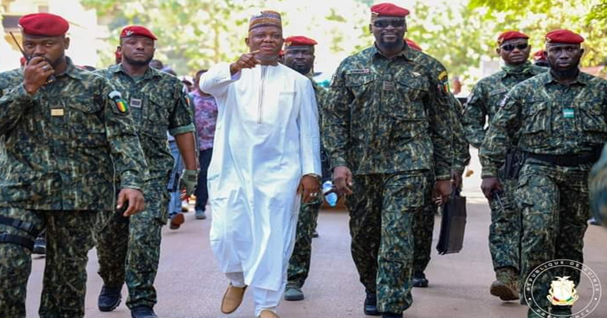 Mamadi Doumbouya, les forces de défense et de sécurité et la justice
