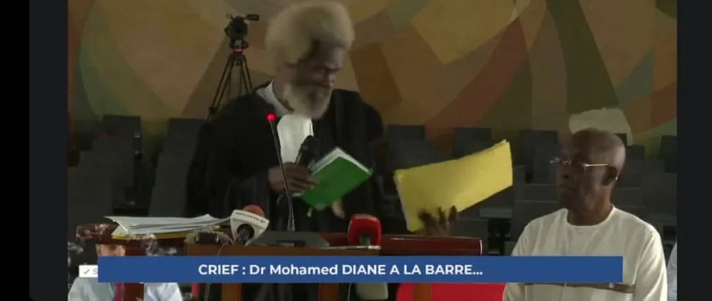 « Le procureur très spécial de la Crief ne peut donc décider du maintien en détention de Docteur Diané,… « 