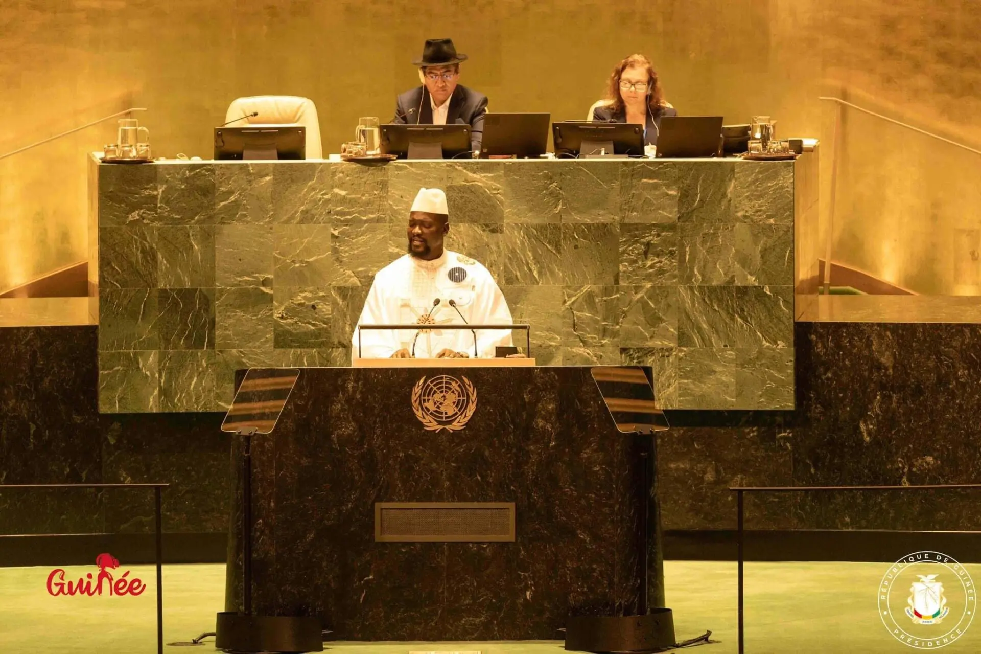 Mamadi Doumbouya aux Nations-Unies: entre les lignes du discours se glissent des contradictions