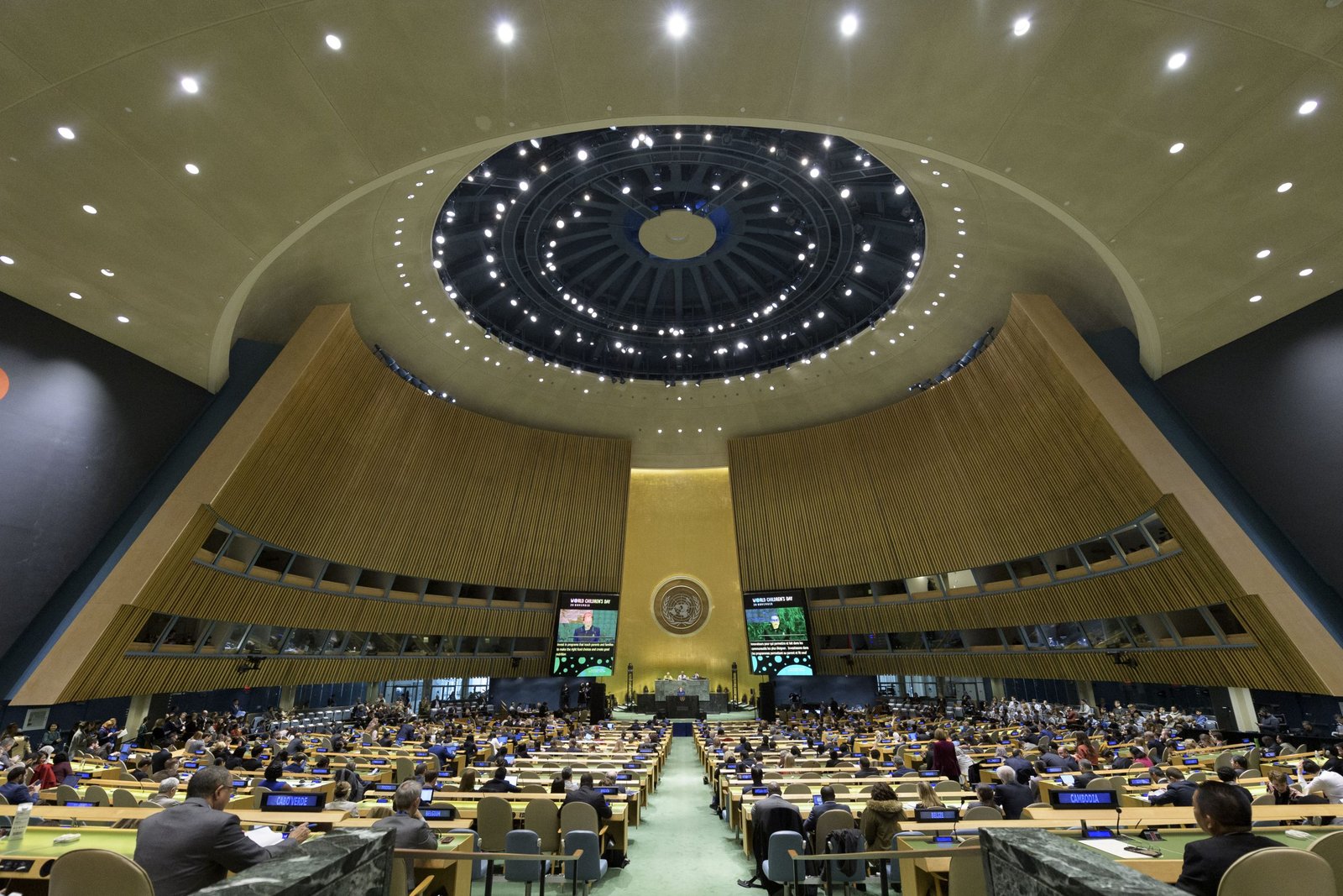 Profiter de la tribune de l’ONU pour rassurer