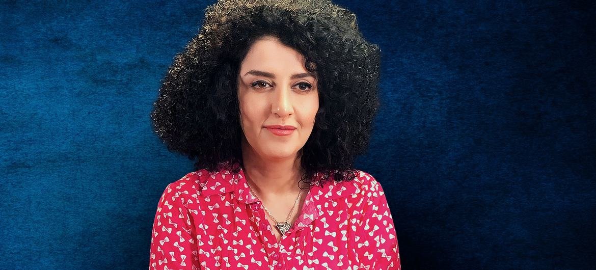 Le Nobel de la paix à Narges Mohammadi met en lumière « le courage » des femmes iraniennes, selon l’ONU (*)