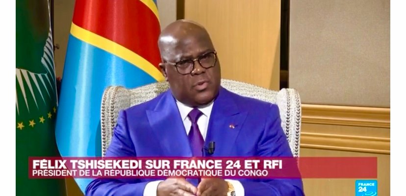 RDC: «Je n’ai aucune leçon à recevoir de la part de [l&rsquo;opposant] Moïse Katumbi», affirme le président-candidat Félix Tshisekedi