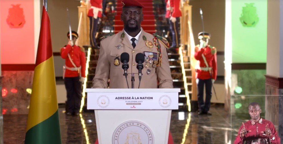 Message du nouvel : Colonel Doumbouya appelle « les acteurs politiques à remplir leur part dans la dynamique patriotique de construction de notre État démocratique. »