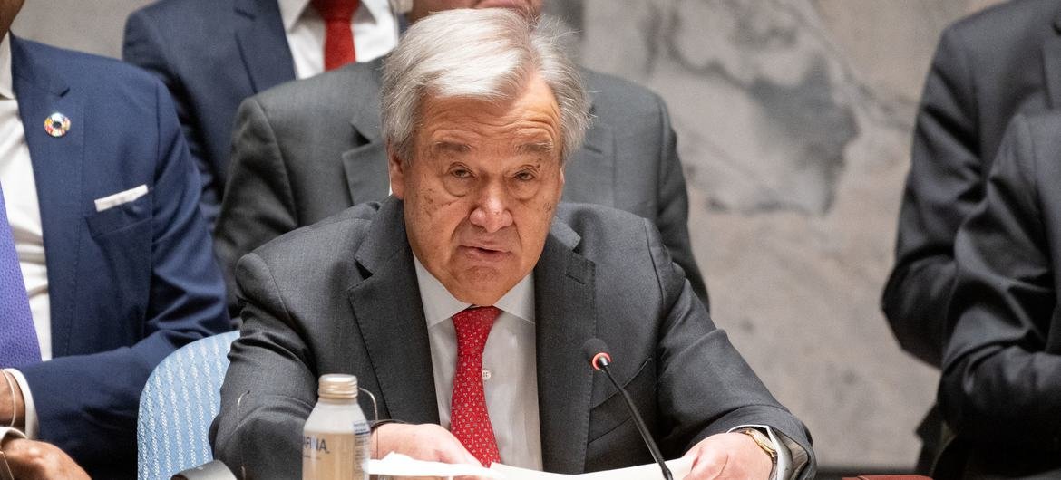 La solution à 2 Etats, Israël et Palestine, « seul moyen de parvenir à une paix durable » – Guterres