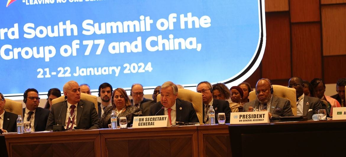 António Guterres exhorte le G-77 et la Chine à donner un élan à la réforme de la gouvernance mondiale