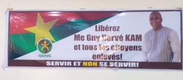 Burkina: le Mouvement sens réclame la «libération» de son coordonnateur Me Guy Hervé Kam (*)