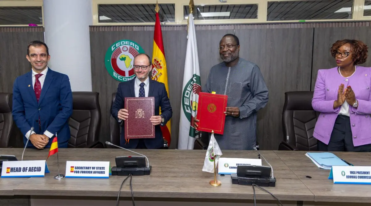Coopération : Signature d’un protocole d’accord entre la Cédéao et l’Espagne
