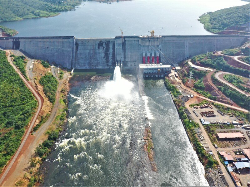 La Guinée Château d’eau de l’Afrique de l’ouest est devenue pays exportateur du courant !