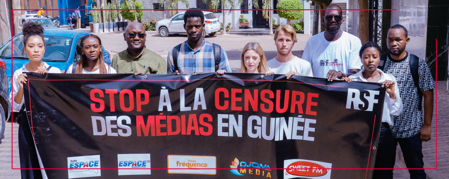 Guinée : RSF se mobilise à Dakar pour appeler à la fin de la censure des médias