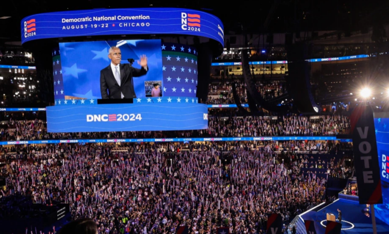 « Yes, she can! » Michelle et Barack Obama saluent en Harris « l&rsquo;espoir » retrouvé