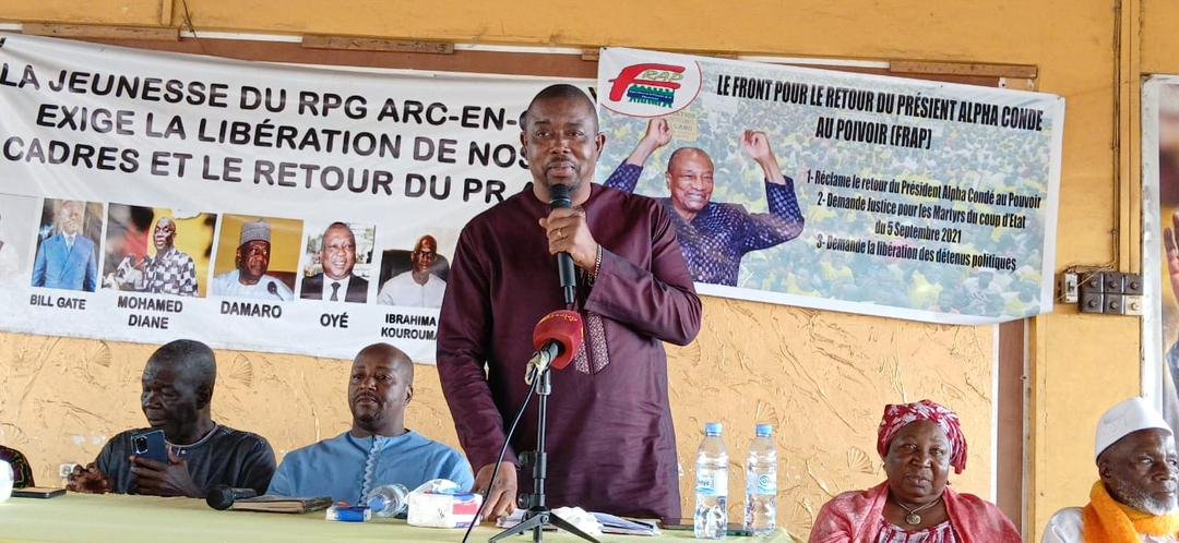 Accueil réservé à Mamadi Doumbouya: « Nous sommes dans une période de transition ou de campagne», interroge Marc Yombouno