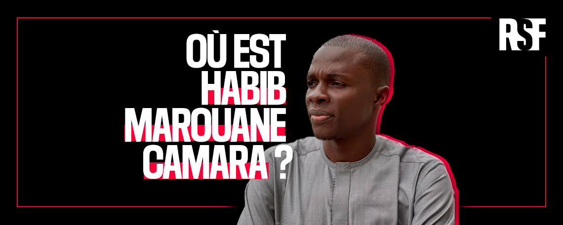 Guinée : RSF et plus de 100 journalistes africains et organisations de défense de la liberté de la presse appellent les autorités à faire toute la lumière sur le sort de Habib Marouane Camara, …