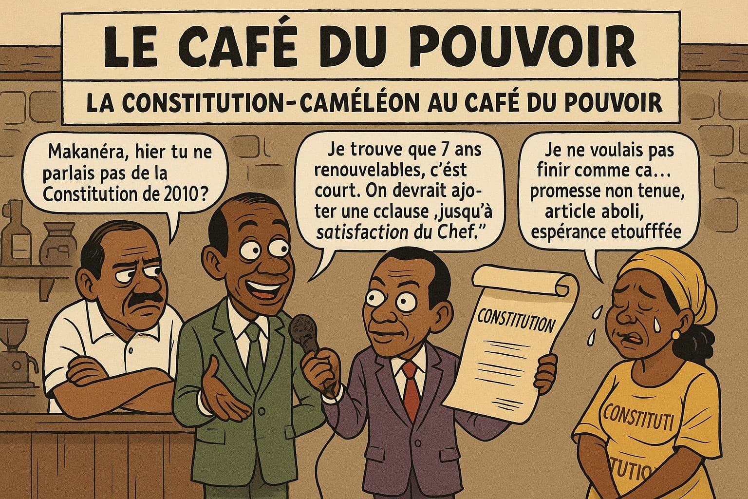 La Constitution-Caméléon au Café du Pouvoir