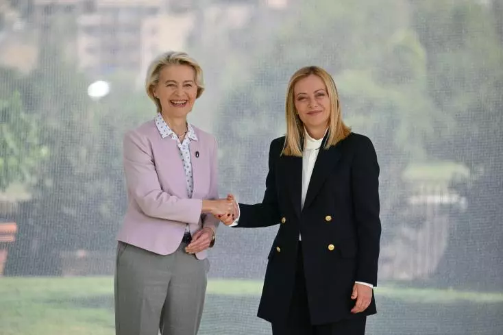 Soutenue par l&rsquo;UE, Meloni promeut son plan pour limiter l&rsquo;émigration africaine