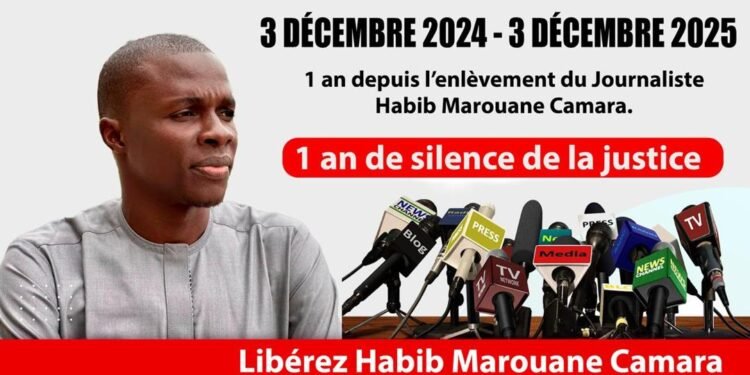 Un an depuis l’enlèvement de Habib Marouane Camara : Lerevelateur224.com déplore le silence de la justice et interpelle le président Mamadi Doumbouya (Communiqué)