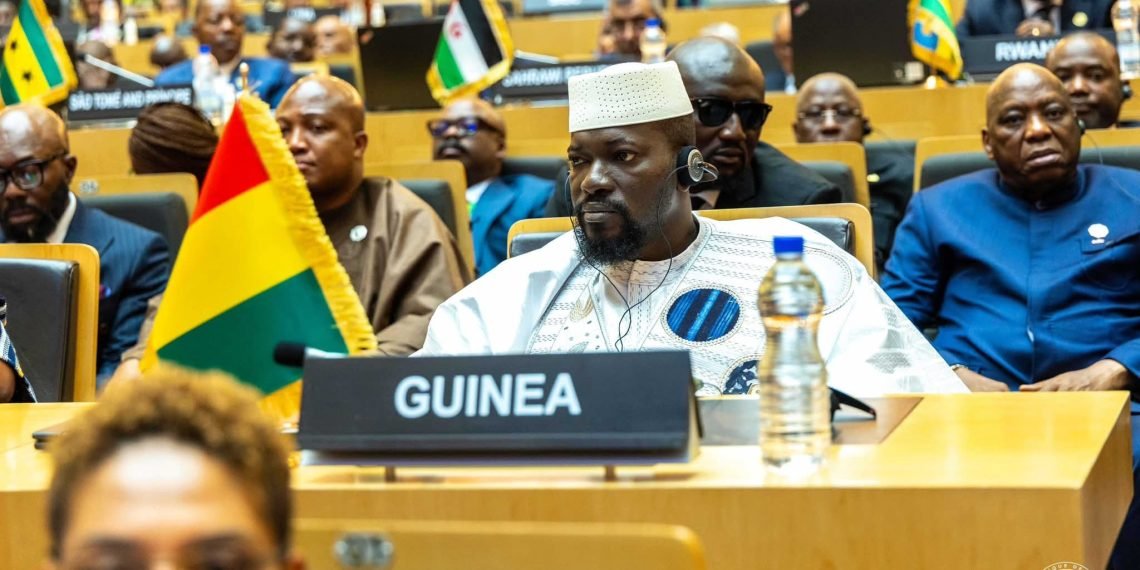 Sommet de l’Union africaine : Mamadi Doumbouya à la cérémonie d’ouverture à Addis-Abeba