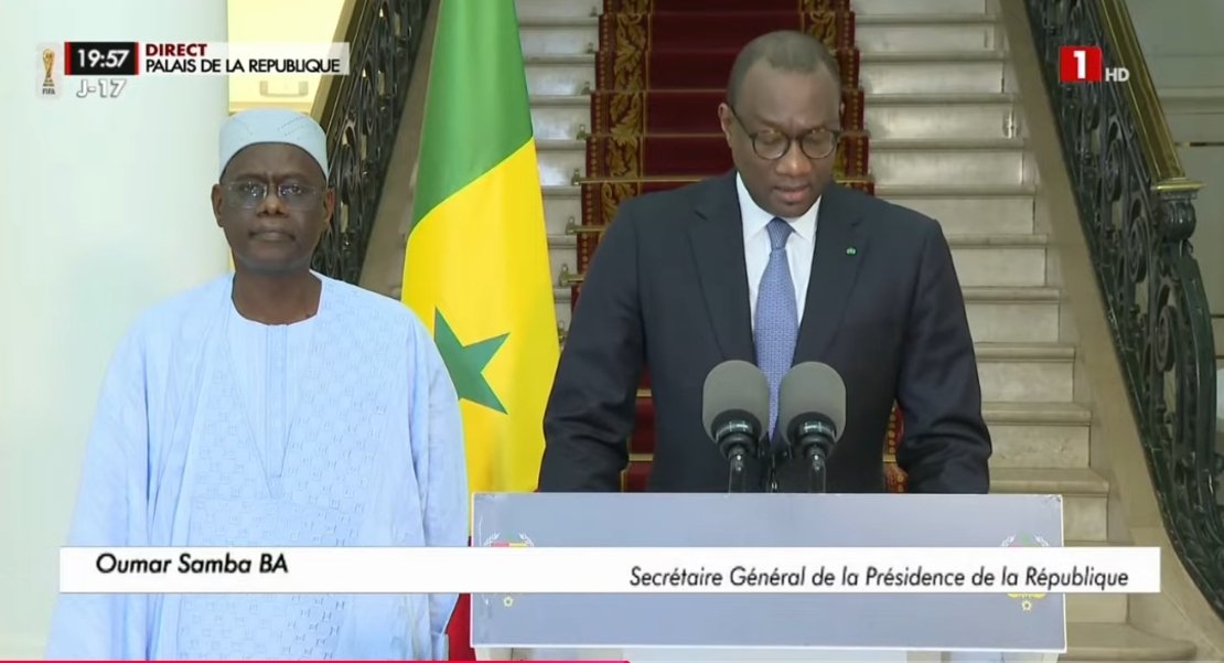 Sénégal : nouveau PM, Ahmadou Al Aminou Mohamed Lo remplace Sonko
