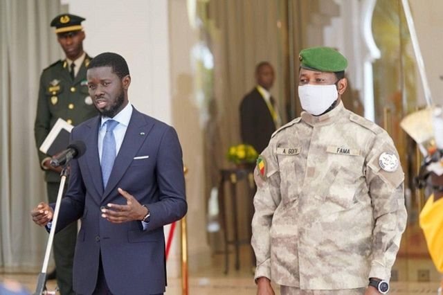 Mali: le président en exercice de la CEDEAO Diomaye Faye à Bamako
