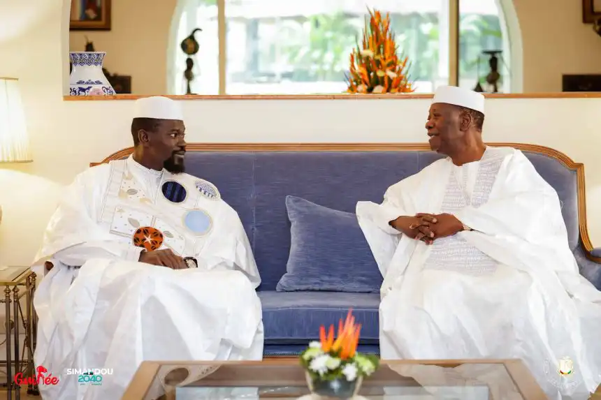 Guinée-Côte d’Ivoire : Doumbouya et Ouattara affichent leur volonté de renforcer la coopération