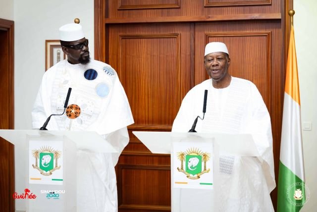 Alassane Ouattara et Mamadi Doumbouya consolident l’axe Abidjan-Conakry
