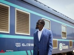 Projet Simandou : les activités du train de la Compagnie du TransGuinéen lancées par le Chef de l’Etat au port de Moribayah
